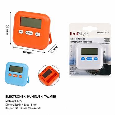 Ostala kuhinjska oprema: KMT elektronski tajmer 2407470 Praktičan elektronski kuhinjski tajmer — 1