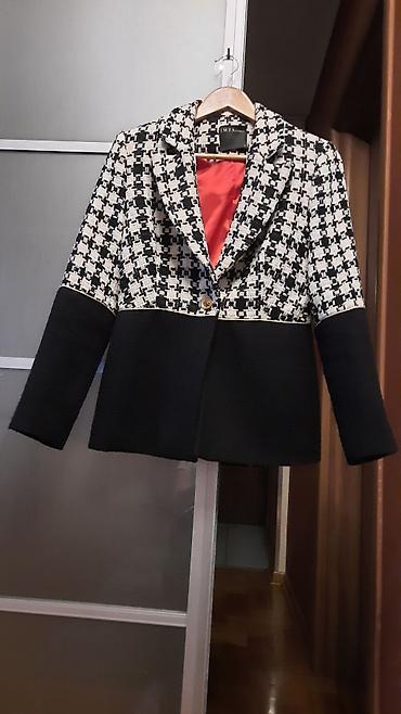 aksa: Sako od tvida,elegantnog kroja NOV vel. 38 - Gornji deo u crno‑belom — 5