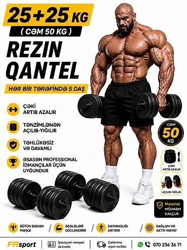 Rezin Qantellər, Çəki: 25 kq, Yeni lalafo.az -da Rezin Qantellər, Çəki: 25 kq, Yeni