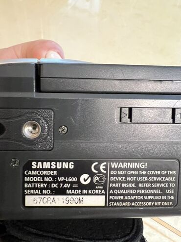 Samsung VP-L600 modeli videokamera, yüksək keyfiyyətli video