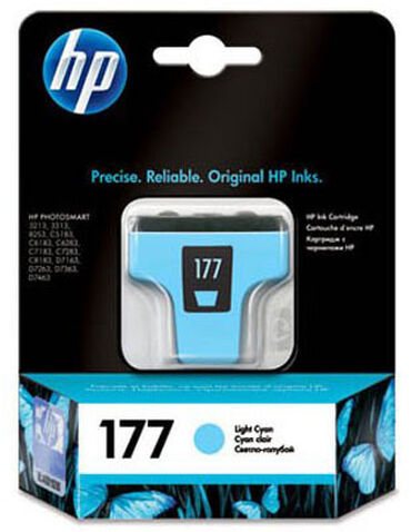 струйный: Картридж HP №177 (С8771HE) цветной струйный картридж с голубыми