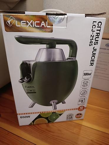 meyve blender: Şirəçəkən Lexical, Sitrus meyvələri üçün, Yeni, Ödənişli çatdırılma — 1