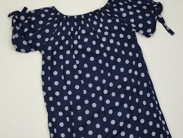 niebieska satynowe bluzki: Bluzka Damska, S, stan - Dobry