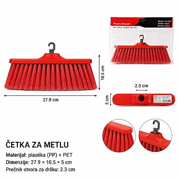KMT glava metle 3283442 Opis: - Glava metle sa gustim vlaknima za