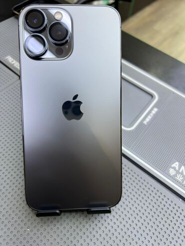 зарядка айфон 13: IPhone 13 Pro Max, Б/у, 256 ГБ, Space Gray, Зарядное устройство, Чехол, 86 %