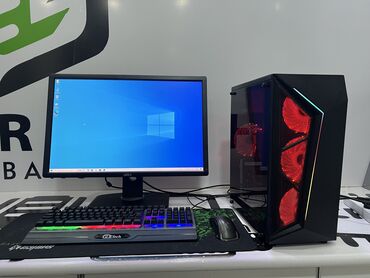 ASUS: •Monitor 22inc 60Hz •RGB keys •Prosessor İ7-4770 •Ram 16Gb •Ssd 256Gb