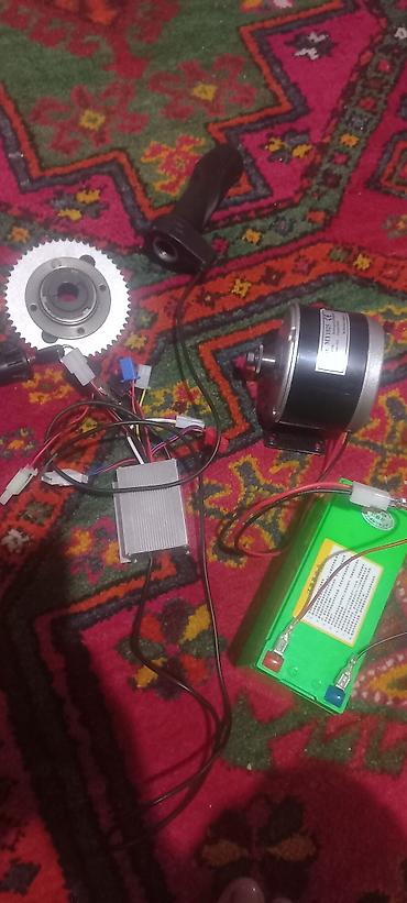 Velosiped ehtiyat hissələri: Elektrik velosiped/skuteri üçün komplekt Tərkib: - Fırçalı DC motor — 1