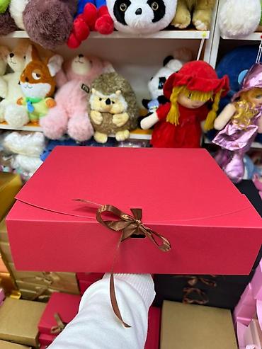 Hədiyyə bağlamaları: Hədiyyə qutusu, rəng - Çəhrayı — 5