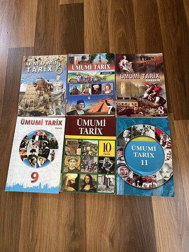 Kitablar, jurnallar, CD, DVD: Ümumi Tarix Hər biri 3 Azn