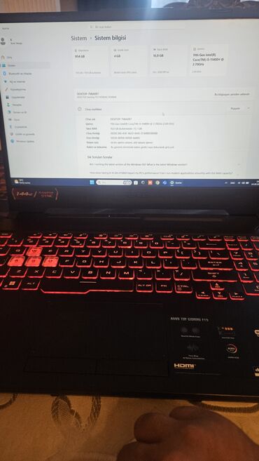 asus netbook: Б/у ASUS TUF Gaming, 15.6 ", Intel Core i7, 1 ТБ, Самовывоз