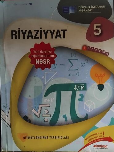 Riyaziyyat DIM 5 ci sinif (yeni dersliye uygun)teptezedir uzerinde