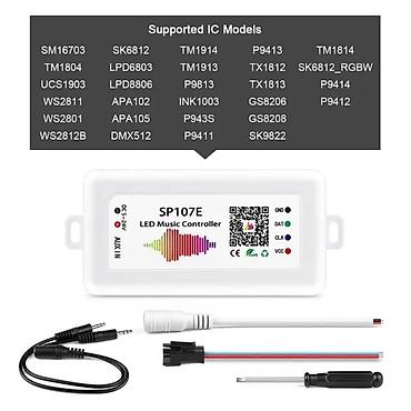 Rasveta: SP107E MUZIČKI KONTROLER ZA SMART LED TRAKE WS2812B WS2811. | *U — 2