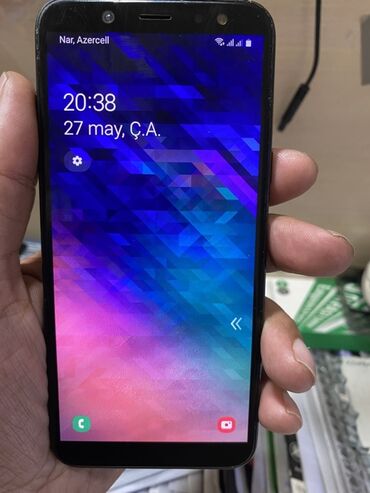 Samsung: Samsung Galaxy A6 Plus, 32 GB, rəng - Qara, İki sim kartlı