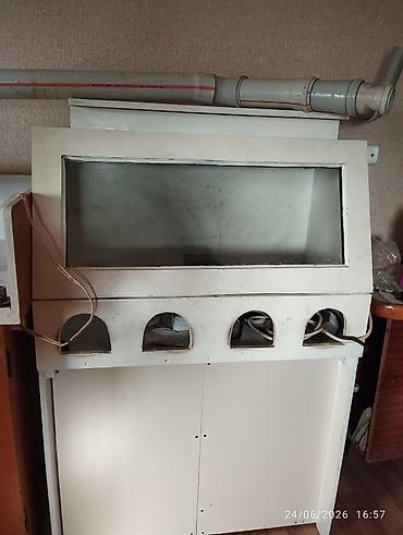 Alətlər: Qumlama kamerasi (sandblasting kabinəsi) - Qapalı iş kamerası: ön — 2