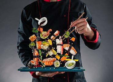 суши роллы: Требуется Повар : Горячий цех, Японская кухня, 1-2 года опыта — 1