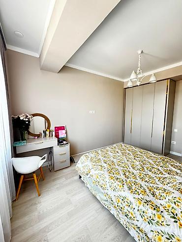 круглый: 3 комнаты, 80 м², сквер Тоголок Молдо Элитка, 9 этаж, Евроремонт — 4