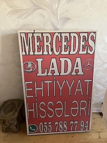 lohvələr: Məhsul: Mağaza üçün reklam lövhələri Təsvir: Deyerinden qat qat asagi — 2
