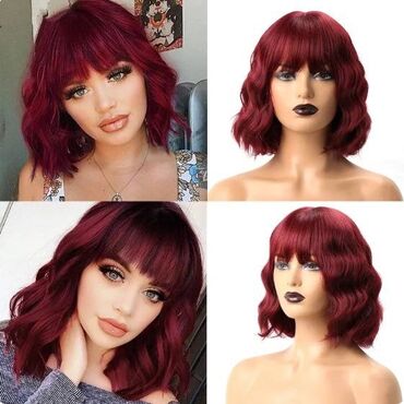 Perike i klipse: Poluprirodne kanekalon perike,mogu se prati uvijati ispravljati — 19