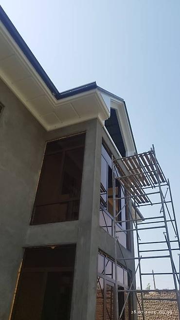 Фасадные работы: Туникефондун баардык туруно заказ алабыз, слив конек, навес, крыша — 5