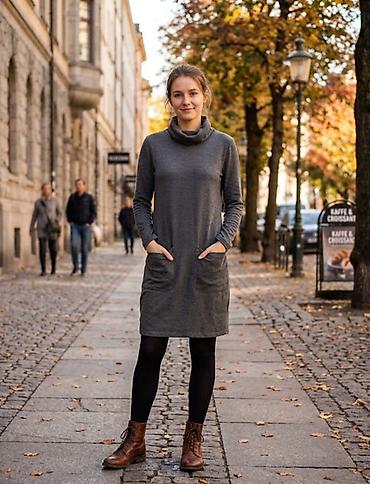 helanke elastina: Nova haljina vel. 38 Ramena 40-50,pazuh 50-60,duzina 90cm. Siva — 1
