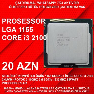 intel core i3 socket 775 lga: Prosessor Intel Core i3 Core i3 2100/2120/2130/3210 lalafo.az -da intel core i3 socket 775 lga: Prosessor Intel Core i3 Core i3 2100/2120/2130/3210