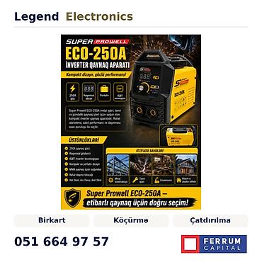 acar desti: Elan başlığı: Qaynaq aparatı Super Prowell ECO-250A Super Prowell — 1