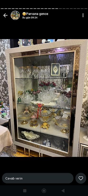 Qab-qacaq və mətbəx ləvazimatları: Mətbəx və süfrə aksesuarları dəsti 1) Şüşə fırlanan serving stendi - — 9