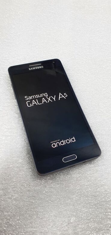 самсунг s 5: Samsung Galaxy A5, Колдонулган, 16 GB, түсү - Көк, 2 SIM