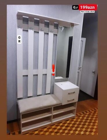 шкаф для обуви: Yeni, Düz dolab, Dəhliz dolabı