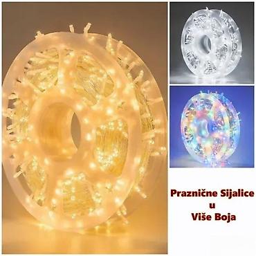 solar: LED praznične sijalice na roli – za unutrašnju i spoljašnju dekoraciju — 3