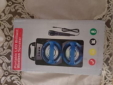 mp 3 player: Daşınan LED işıqlı simsiz akustik sistem - İkili dinamik: Ön hissədə — 5