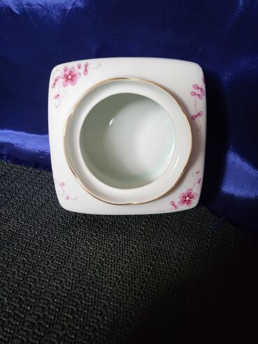 Ostalo posuđe: Secernica nova veca Lichte porcelan 70te.Nemacka. Nova secernica iz — 9