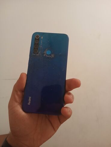 xiaomi s2 qiymeti: Xiaomi Redmi Note 8, 64 GB, rəng - Göy, 
 İki sim kartlı, Face ID, Barmaq izi