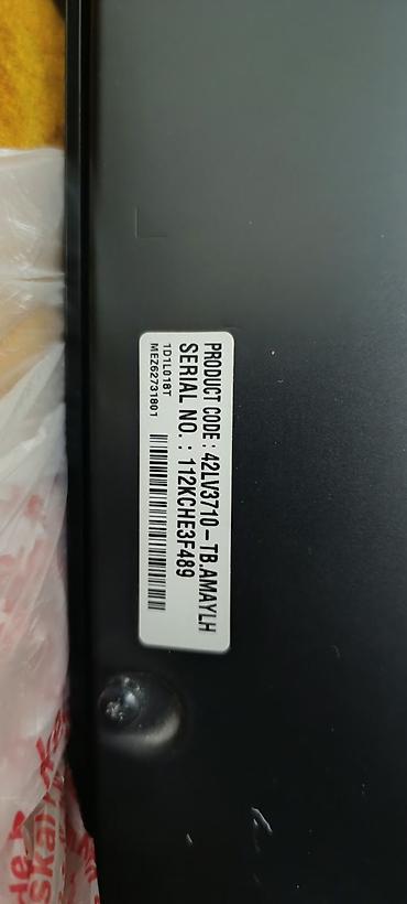 gencede televizor: LG 42LV3710 – 42 düym LED LCD televizor Əsas xüsusiyyətlər: - Ekran — 3