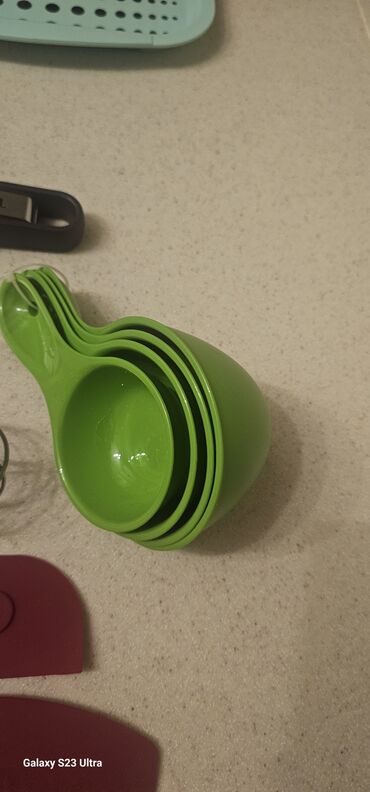 Digər qab-qacaq və mətbəx ləvazimatları: Mətbəx alətləri dəsti – müxtəlif brendlər,giymet sondu,olcu gablari — 6