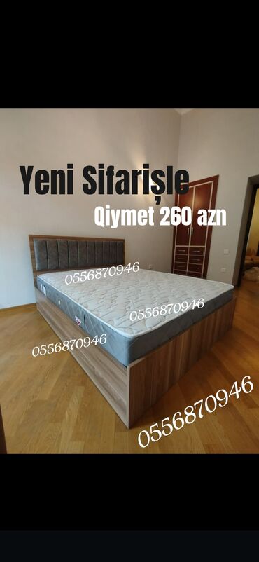 Sifarişlə çarpayılar: İkinəfərlik, Bazasız, Pulsuz matras, Siyirməsiz, Azərbaycan — 1