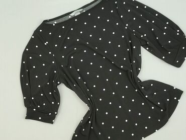 bluzki czarne plus size: H&M, Women's blouse, size S