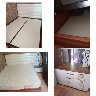 белый комод: 2 односпальные кровати, Комод, Турция