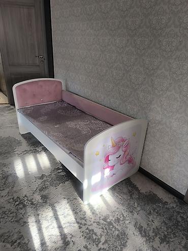 Детская кровать в отличном состоянии - Размер 160 × 70 см - Каркас at lalafo.kg Детская кровать в отличном состоянии - Размер 160 × 70 см - Каркас