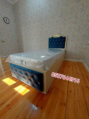 Çarpayılar: Yeni, Təknəfərlik çarpayı, Bazalı, Matras ilə, Siyirməsiz, Azərbaycan — 7