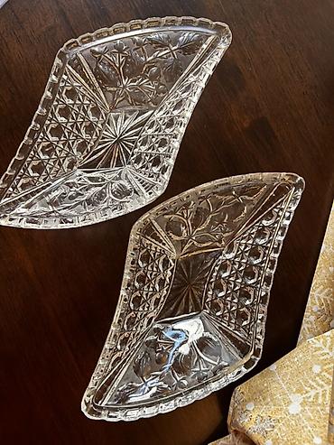 Наборы посуды: Различные наборы из гранёного хрусталя (ручная алмазная грань) — 9