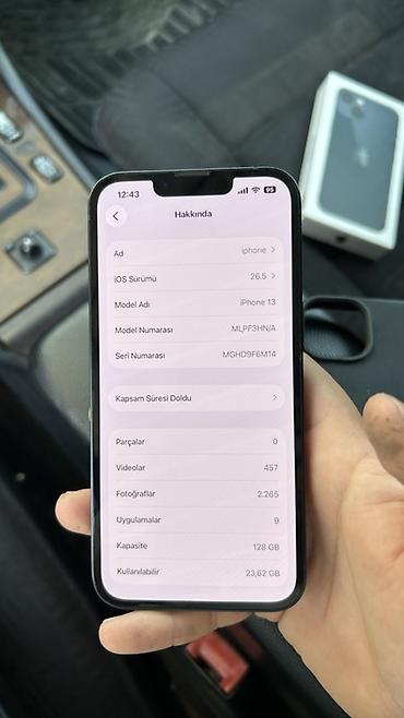 Apple iPhone: IPhone 13, Midnight, Face ID — 5