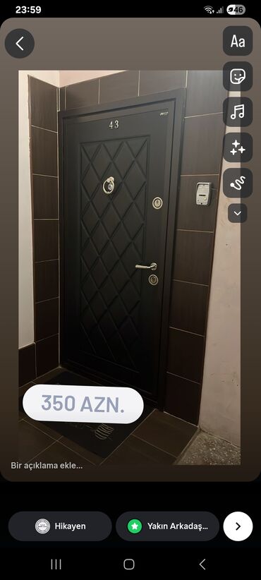 Digər: Demir qapi 350 azn.gence