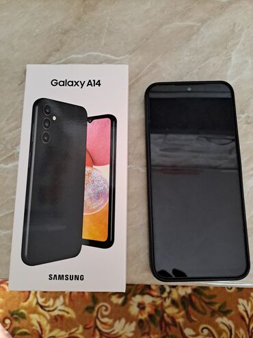 12 про макс цена бишкек бу: Samsung Galaxy A14, цвет - Черный, 2 SIM