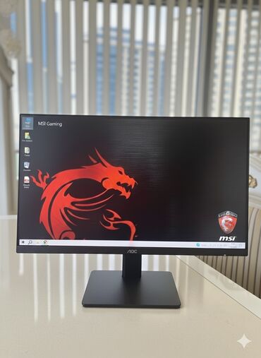 кампютер: AOC markalı masaüstü monitor Xüsusiyyətlər: - Zərif, nazik çərçivəli