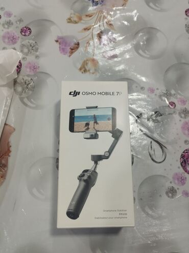 avto monitor: DJI Osmo Mobile 7P – Smartfon Stabilizatoru - 3 oxlu əl gimballı