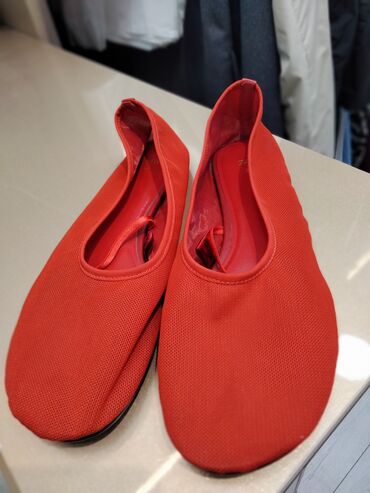 красное вечернее платье в пол: Туфли, 38, Zara, Новый, цвет - Красный, Самовывоз