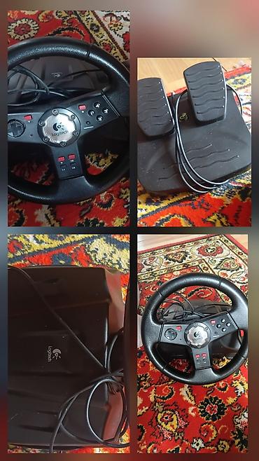 Logitech sükan və pedallar dəsti – oyun üçün - Brend/model: Logitech