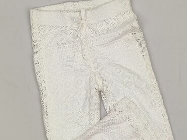 woskowane spodnie z wysokim stanem: Spodnie dresowe, H&M, 2-3 lat, 92/98, stan - Bardzo dobry