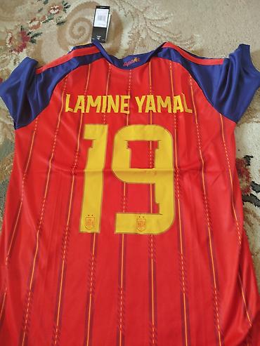 Игровая футболка сборной Испании Adidas с нанесением «LAMINE YAMAL» и